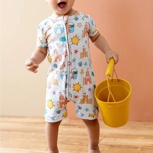 Kiki + Lulu | EUC - Don’t be Shellfish Shorties - Size 6/12 Months